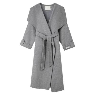 冬气质款羊毛大翻领大衣