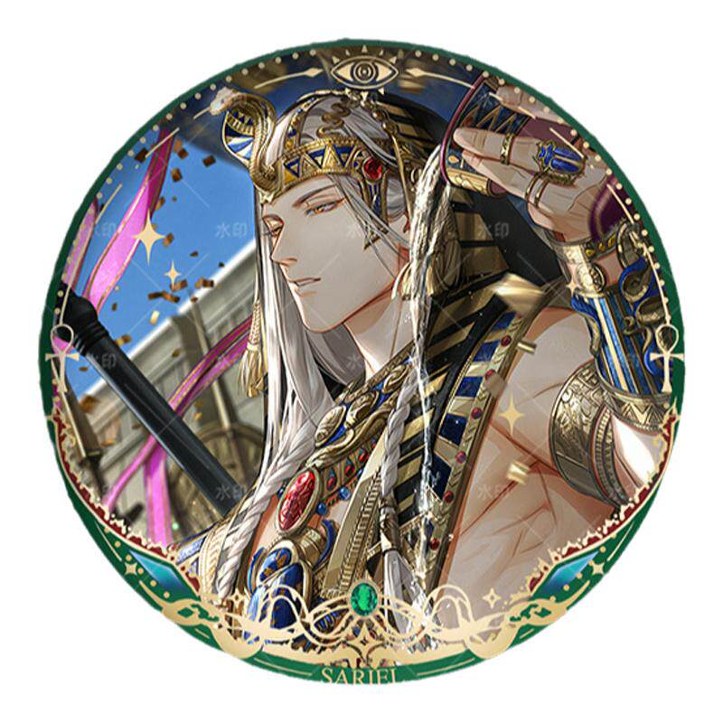 光与夜之恋猎权欲影系列双闪吧唧徽章萧逸齐司礼镭射细闪胸章谷子