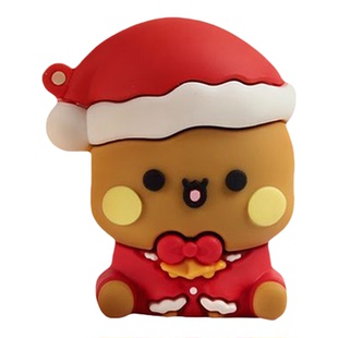 一二布布圣诞钥匙扣书包挂件情侣公仔可爱礼物圣诞节礼品挂饰摆件