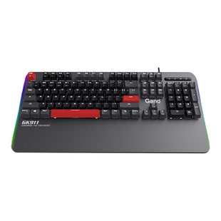 电竞游戏机械键盘GK911大手托光轴金属RGB背光全键无冲网吧吃鸡CF