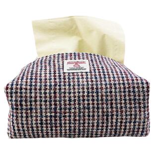 哈里斯粗花呢纸巾盒Harris tweed手工全羊毛北欧ins风简约纸抽盒