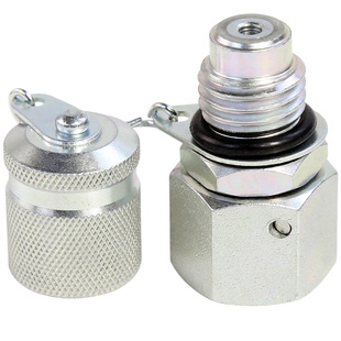 液压管路压力测试接头 G1/4 7/9/16外丝 M14 16*1.5 内丝测压阀