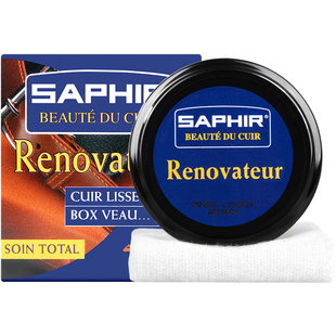 法国进口SAPHIR莎菲雅Renovateur光面皮护理霜 reno 红翼鞋油鞋乳