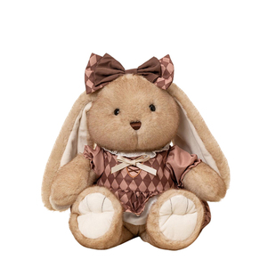 正版脏脏兔玩偶小兔子公仔毛绒玩具睡觉抱枕布娃娃生日礼物送女生