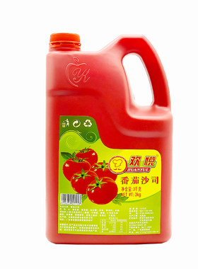 欢悦番茄沙司3kg桶装薯条披萨