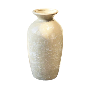 窑变结晶陶瓷花瓶客厅插花瓶高级感侘寂风创意摆件插花桌面花器