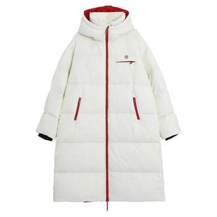 吴艳妮同款BJHG长款羽绒服男款冬季爆款加绒加厚防寒服羽绒外套女