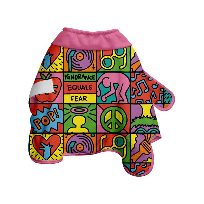 凯斯哈林keithharing宠物浴袍