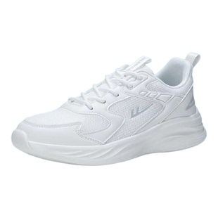 回力白色运动鞋校园网面跑步鞋男鞋夏季轻便透气一脚蹬运动鞋女款
