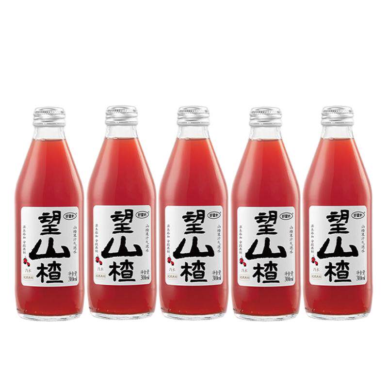 好望水望山楂气泡水饮料300ml
