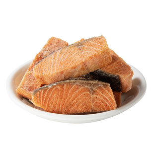 猫咪冻干三文鱼块小鱼干宠物零食拌饭吃的猫粮狗狗鱼肉粒鱼油营养