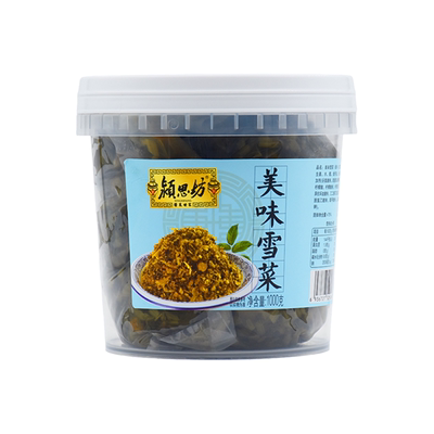 颍思坊美味雪菜1000g雪里蕻瓶装