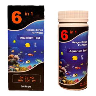 鱼缸水质检测试纸PH值硝酸盐硬度海水快速检测余氯亚硝酸盐总碱度