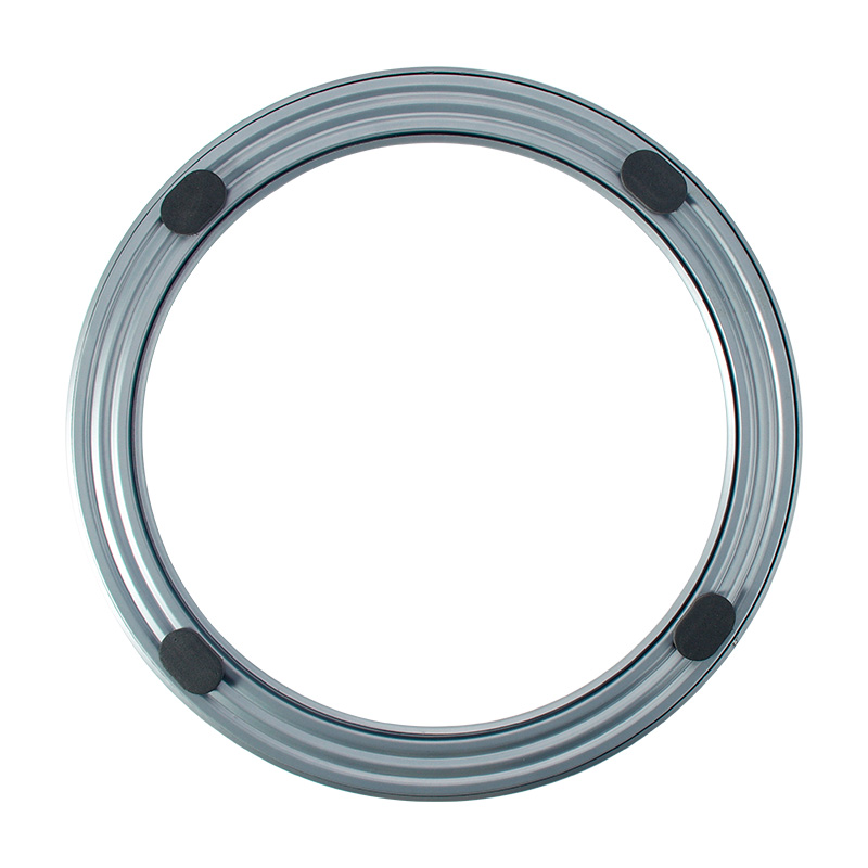 餐桌转盘家用酒店红木实木玻璃大理石岩板圆桌旋转芯轴承轨道底座