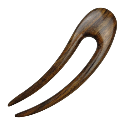 唐三把金丝檀极简胖头发钗头饰