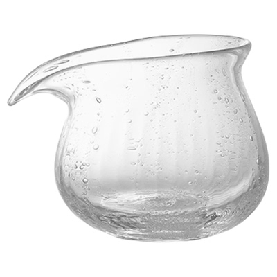雁白作 白河系列手作玻璃咖啡杯茶杯茶盏碟子甜品盘碗玻璃餐具