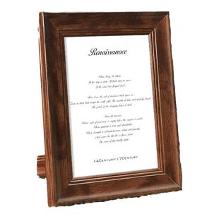 美式相框摆台复古画框挂墙6寸7寸8寸10寸 a4空框A3装裱4K开8k油画