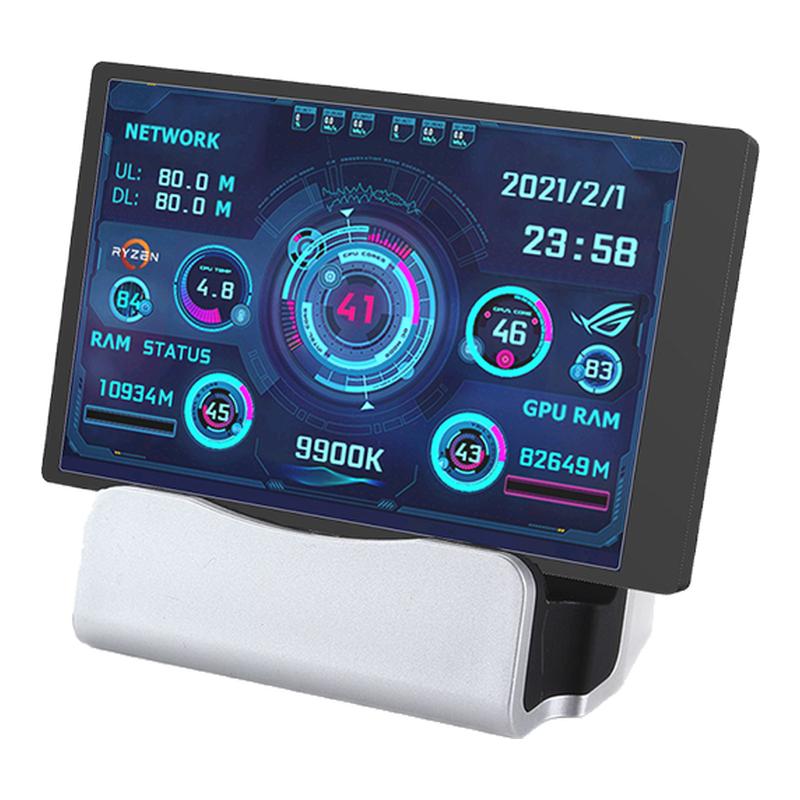 3.5寸IPS TYPEC副屏机箱 USB机箱副屏 电脑监控usb副屏免AIDA64
