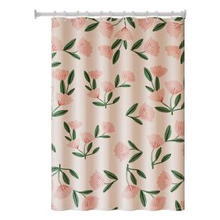 卫生间免打孔浴帘防水防霉浴室隔断帘洗澡淋浴防水布厕所浴间窗帘