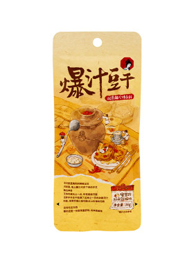 茶颜悦色爆汁豆干坛香剁椒风味解馋休闲即食小零食36g/袋