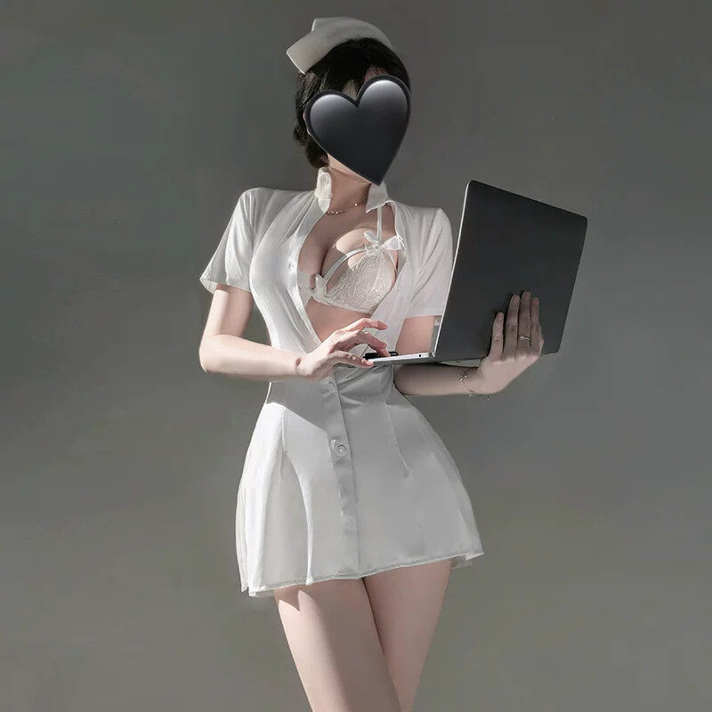 护士服制服套装cos性感刺激内衣纯欲床上角色扮演情趣睡衣服qqny