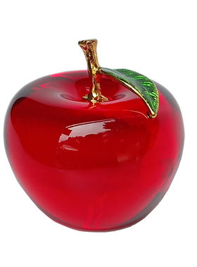 水晶苹果车载家居装饰小摆件礼物