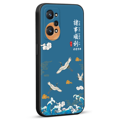 imobile适用于realmegtneo2手机壳rmx3370文字realmegt2简约realmeq5pro新款rmx3372复古oppo真我gtneo2国风