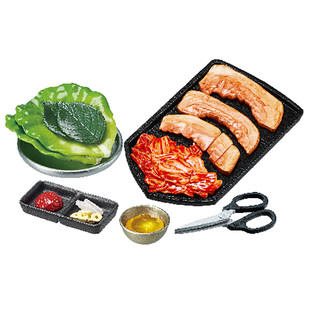 Re-ment食玩盒蛋模型 rement韩国烧烤料理韩式大排档之夜 居酒屋