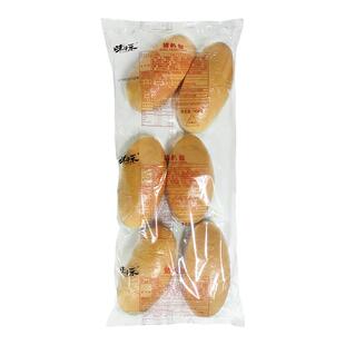整箱味中乐麦王猪扒包胚64对早餐包热狗汉堡包港式切开面包胚