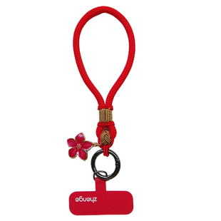 古风年华平安结手机挂绳编织手腕式短款男女户外爬山旅游逛街防丢摔手提链带子电话套壳挂件吊绳国风高端新品