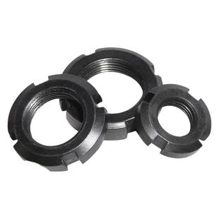 圆螺母锁紧螺母开槽止退螺母四槽并帽 M12M14M16M18M20M22M24M200