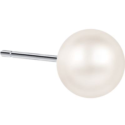 潮宏基仙梦S925银珍珠耳钉大小版