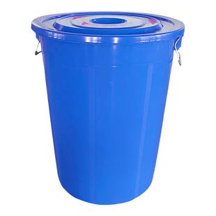 食品级塑料水桶加厚带盖家用米面小桶储存盛蓄水大圆桶水缸垃圾桶