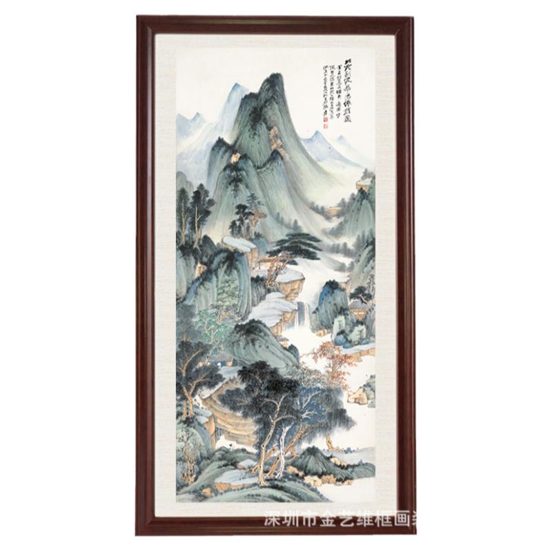 厂家张大千董源华阳仙馆字画装裱