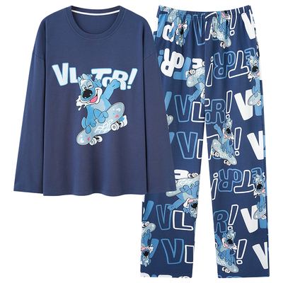 2025年新款男士款全棉卡通家居服