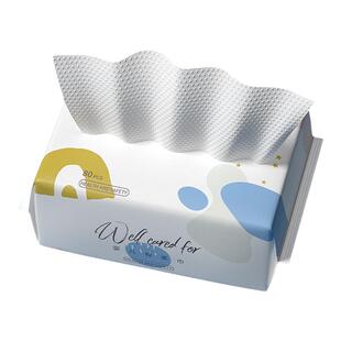 棉柔巾婴儿宝宝绵柔洁面巾干湿两用擦屁屁新生婴儿童专用洗脸巾