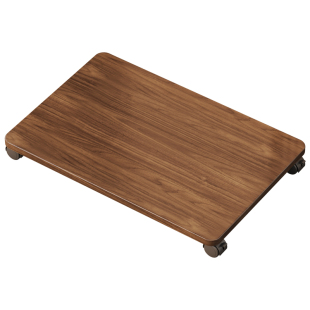 实木空气净化器底座多功能移动置物架除湿机抽湿机饮水机移动托架