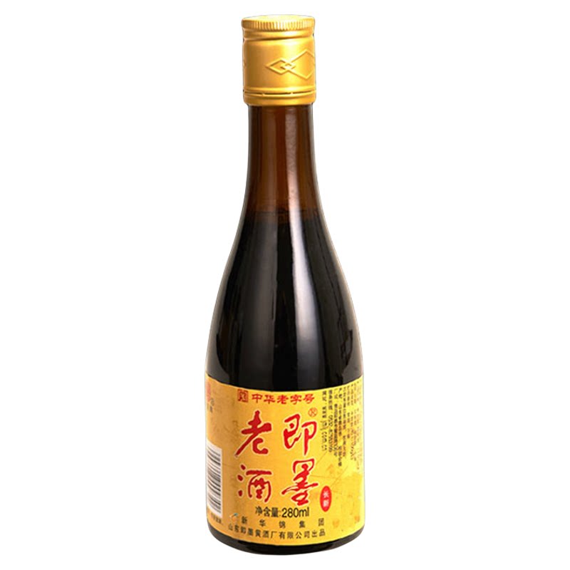 即墨老酒阿胶专用半甜型瓶装黄酒