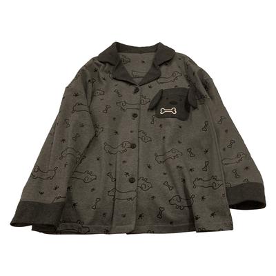 棉质带胸垫女薄款睡衣长袖家居服