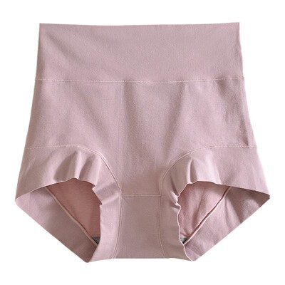 60支精梳纯棉女内裤超高收腹