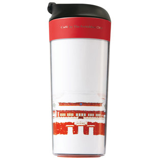 故宫角楼咖啡宫廷随行杯紫禁城雪慕随手杯情侣闺蜜创意不锈钢水杯