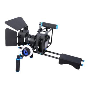 狼王单反摄像套件5d3 6D 7D A7M3 GH5相机肩托架跟焦器遮光斗兔笼