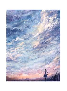 钻石画2026新款风景星空点贴钻