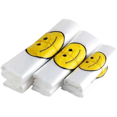 笑脸加厚塑料袋外卖食品袋