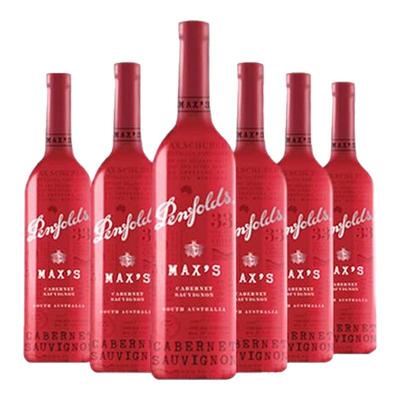 （组大）奔富 麦克斯赤霞珠 750ml*6瓶 干红 澳洲进口