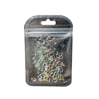 温精灵同款美甲极光钻幻彩异形钻