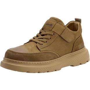 Bata高帮板鞋男2025冬季商场新款休闲百搭通勤牛皮低靴90025DD5