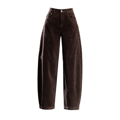 灯芯绒裤子女秋冬季休闲裤条绒裤