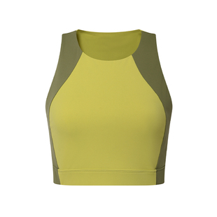 LRECNAVA中高强度运动内衣女防震带胸垫背心聚拢跑步健身文胸bra