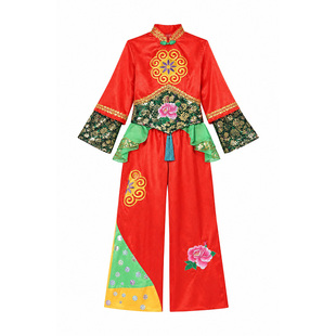 秧歌服演出服女2026新款秋冬喜庆民族广场舞东北腰鼓舞蹈服扇子舞